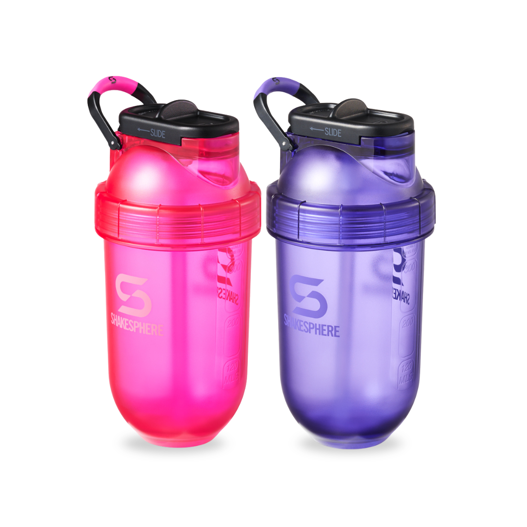 Shakesphere Tumbler Flip Straw Pink + Purple