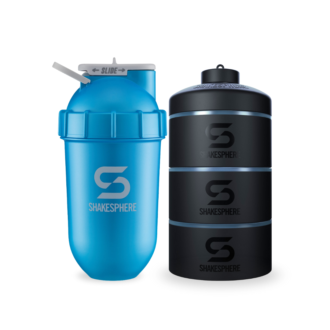 Tumbler ShakeSphere Original Metalic Cyan - Embudo Cyan